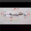 Thickened exposed aluminum alloy door bathroom wooden door