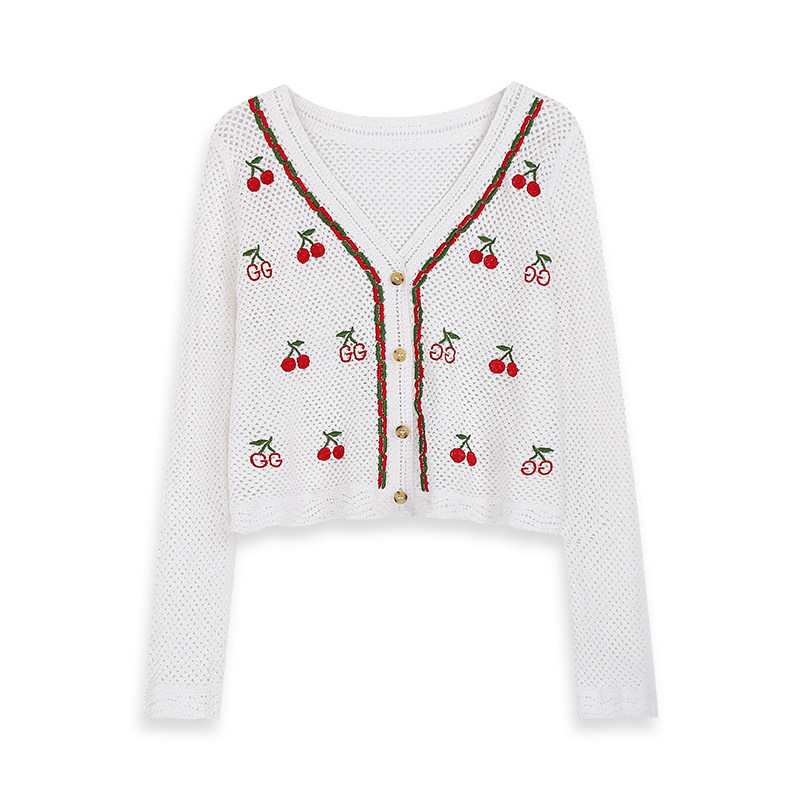 气质短款针织秋季新款韩版少女开衫 依黛芙毛针织衫