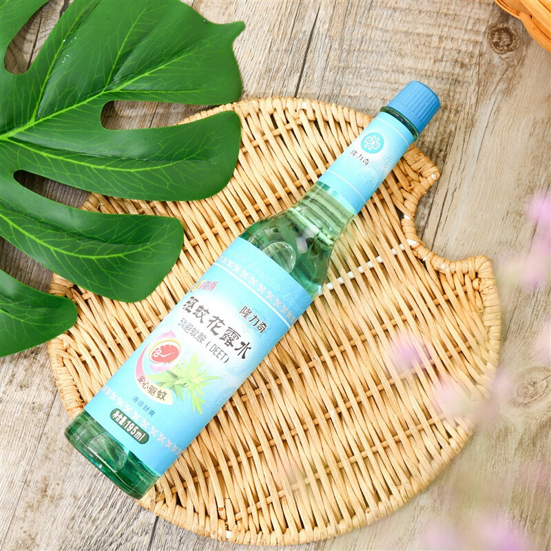 隆力奇驱蚊花露水夏季喷雾玻璃瓶 隆力奇忍冬花露水