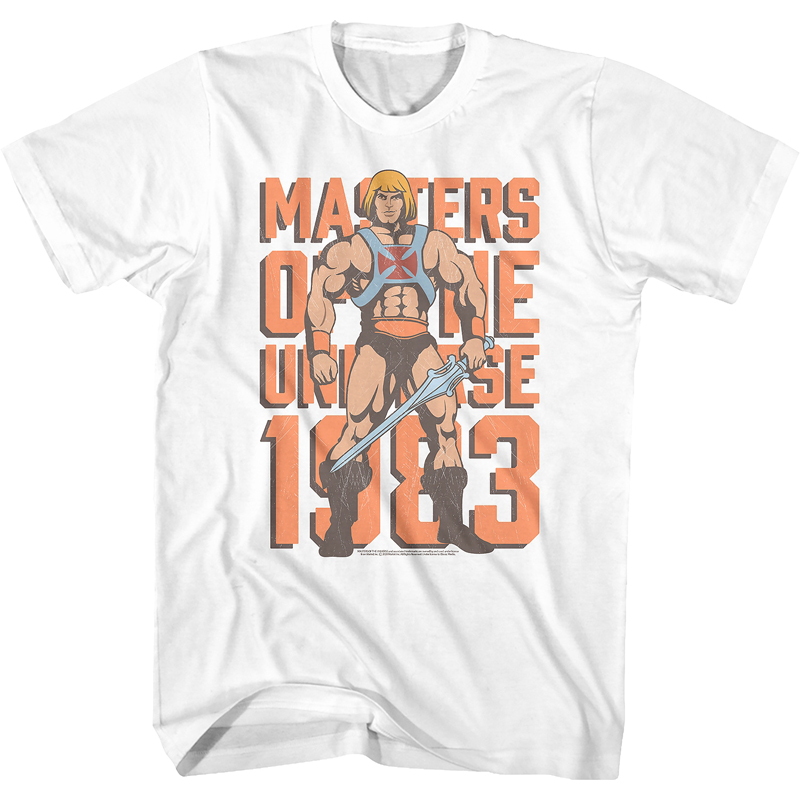 1983动画片宇宙的巨人希曼 Masters of the Universe复古卡通T恤 - 图3