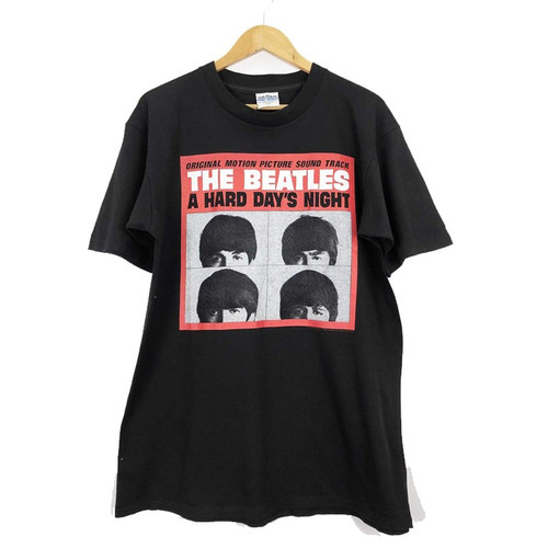 The Beatles披头士乐队vintage摇滚美式复古着oversize直喷T恤 - 图3