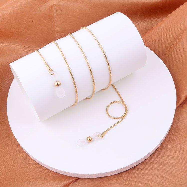 眼镜链防掉挂绳固定潮流挂脖链绳子 丹维拉链条