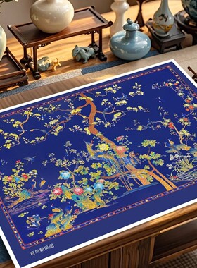 出品百鸟朝凤图钞艺画百年朝凤摆件挂画国画收藏送礼高档