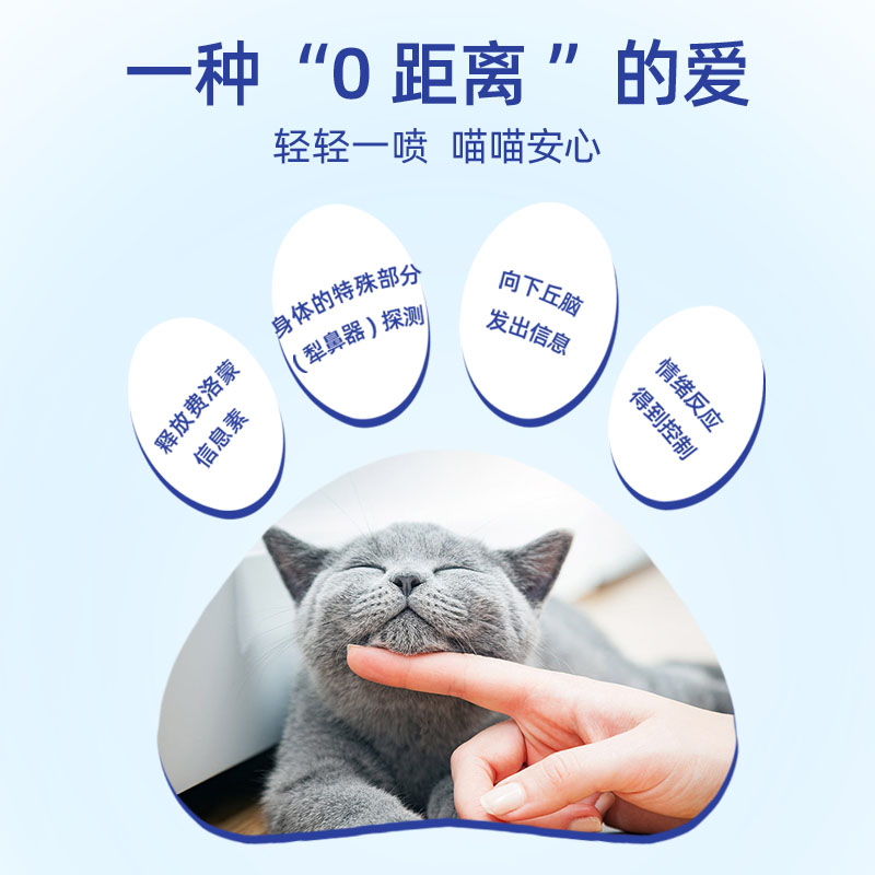 费洛蒙猫用喷雾猫咪安抚情绪舒缓剂缓解应急防抓咬乱拉尿应激喷雾-图0