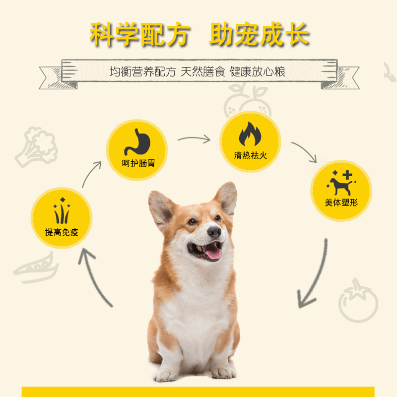 柯基专用狗粮20kg成犬幼犬通用40斤中小型犬美毛补钙去泪痕天然粮优惠券