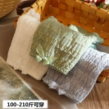 Нижнее белье, кружевные штаны, японские милые хлопковые дышащие тонкие трусы, большой размер, средняя посадка