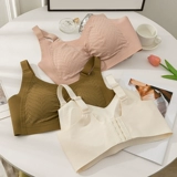 Поддерживающее нижнее белье, тонкий бюстгальтер без косточек, бюстгальтер-топ, большой размер, красивая спина