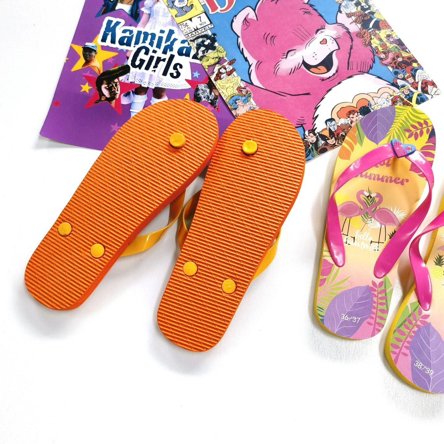 仅一批外贸出口夏日彩色海边度假沙滩平底防滑外穿夹脚人字拖男女,淘宝优惠券,粉丝福利购,淘宝优惠卷