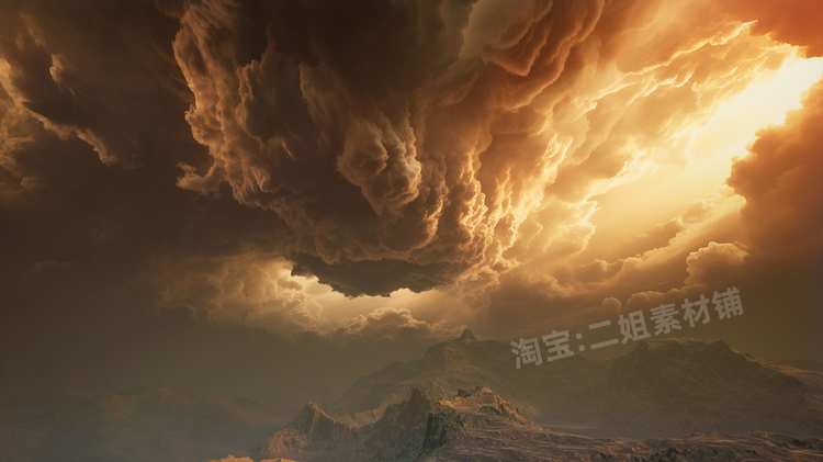 Matte Painting Skybox Pack Chaotic Skies天空4.27-5.2虚幻UE5 - 图0