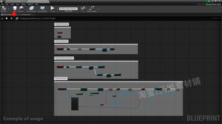 Dialogue Builder对话生成器代码插件蓝图角色UE5虚幻引擎资源 - 图3