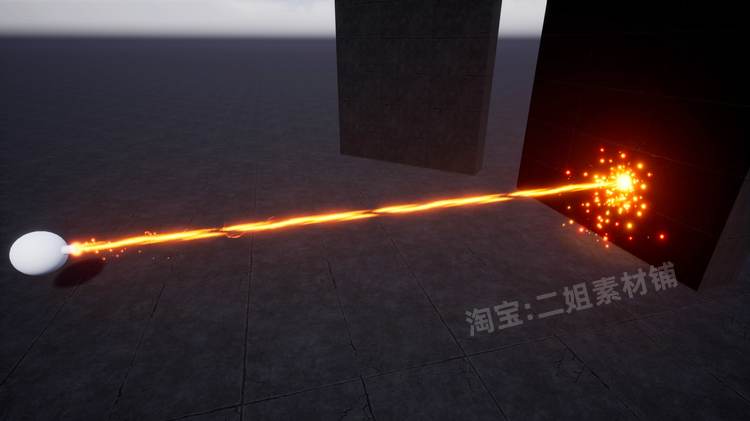 3D Lasers激光火光魔法蓝图特效高膜UE4虚幻4.27UE5游戏资源资产 - 图1