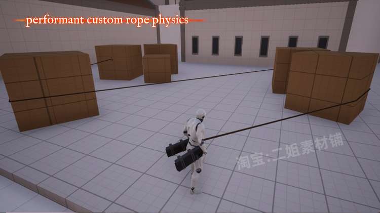 Grappling Hook Dual Maneuver System抓钩双操纵系统蓝图UE4游戏-图3