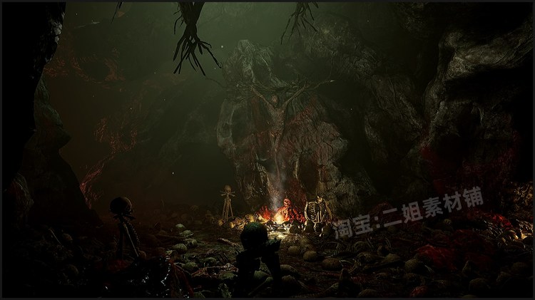 Deadly Caverns Modular Asset Pack致命洞穴资源原始野蛮UE4游戏-图2