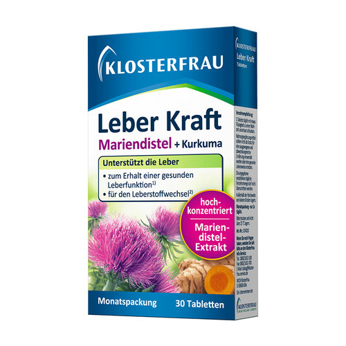 德国修女Klosterfrau水飞蓟姜黄肝片加班熬夜应酬疲劳肝脏养护 - 图3