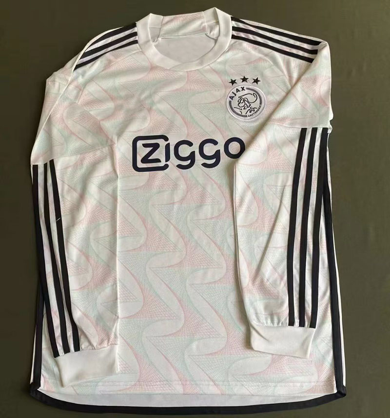 阿贾克斯主客长袖足球服球衣23-24Ajax long sleeve jersey shirt