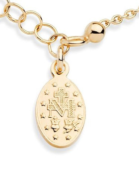 时尚金珠链十字架吊坠手链