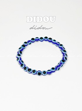 恶魔之眼koz手链那奇沃夫kkluv同款美式小众高级手串首饰配饰礼物