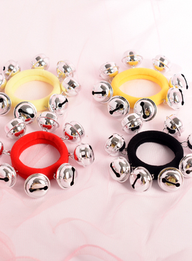 国庆节日幼儿园学生跳舞铃当手链