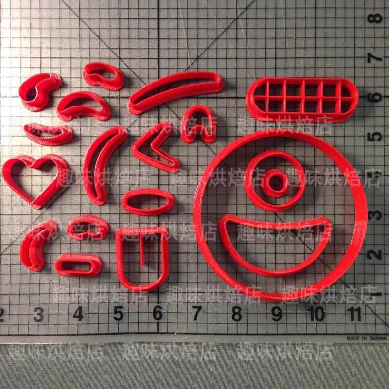 小黄人3d打印立体翻糖饼干切模蛋糕装饰蔬果馒头切模烘焙工具定制