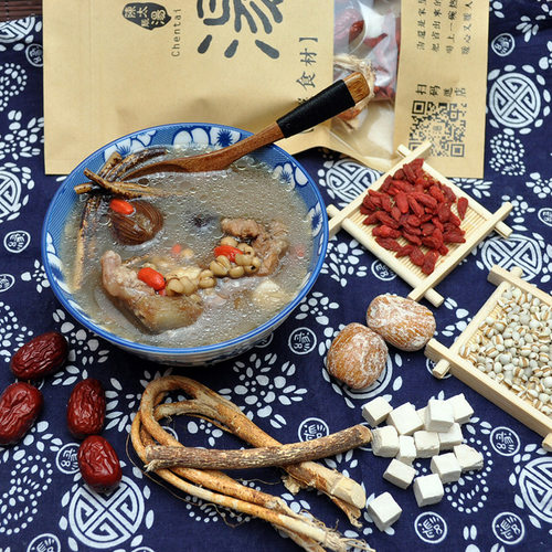 莫氏炖鸡 煲鸡汤五指毛桃云苓汤广东煲汤料炖汤食材包 清补凉干货 - 图1