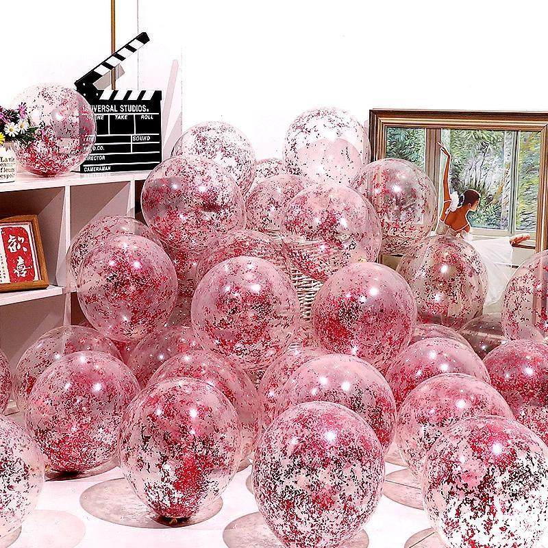 气球装饰婚礼结婚房间生日派对场景汽球求订婚庆布置用品双层红色,淘宝优惠券,粉丝福利购,淘宝优惠卷