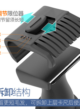多功能胡须造型器刮胡刀修胡子