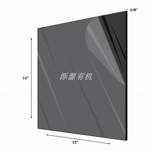 黑色白色亚克力板有机玻璃板反光板摄影板定制鱼缸背景板可切割 - 图1