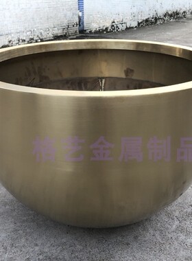 金属电镀落地花器可定制