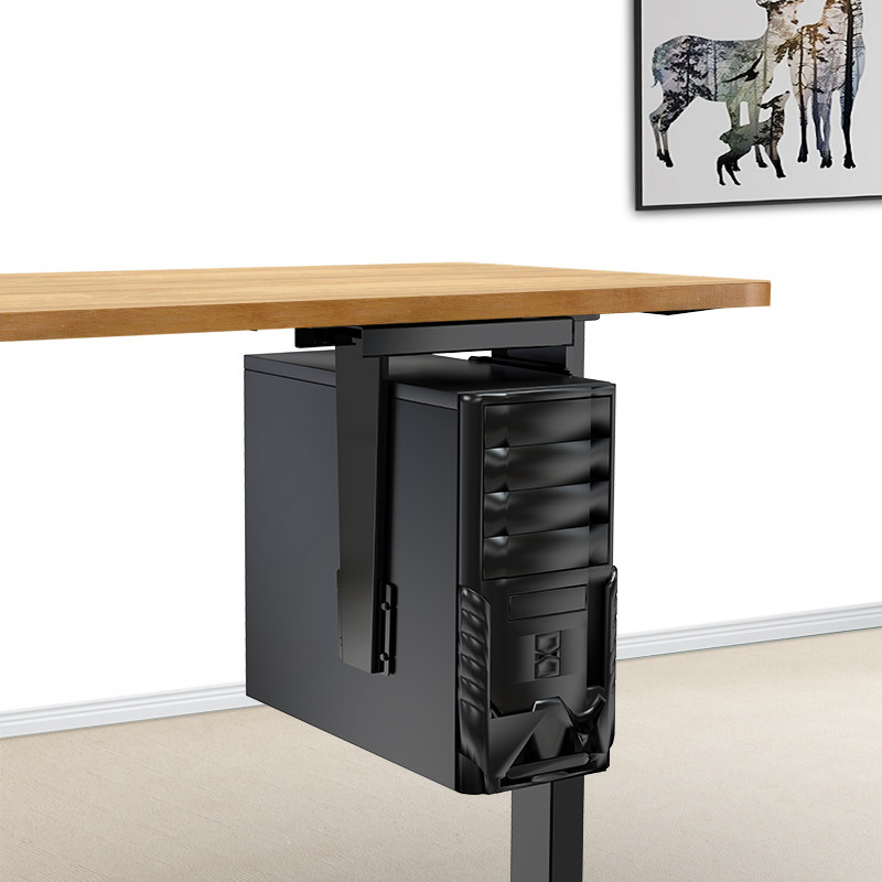 Computer main chassis rack mobile cooling suspension bracket hanger desktop chassis shelf tray simple storage rack