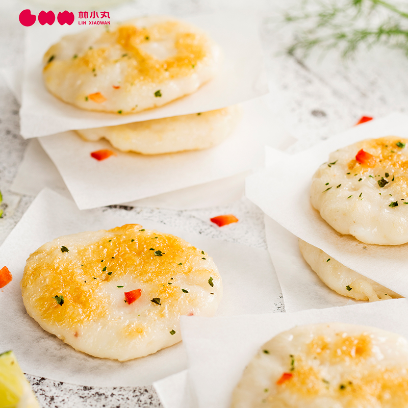 林小丸正宗手打鱼饼墨鱼饼花枝丸潮湿手打墨鱼饼鲜火锅关东煮食材 - 图2