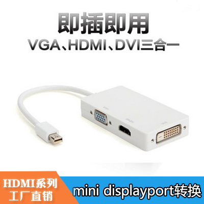 苹果电脑雷电2 thunderbolt2转换器minidp转hdmi/vga转接头投影仪 - 图2