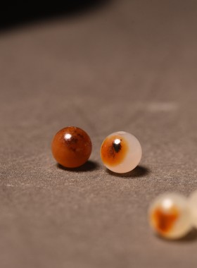 圆珠散珠手链和田玉籽料玉石