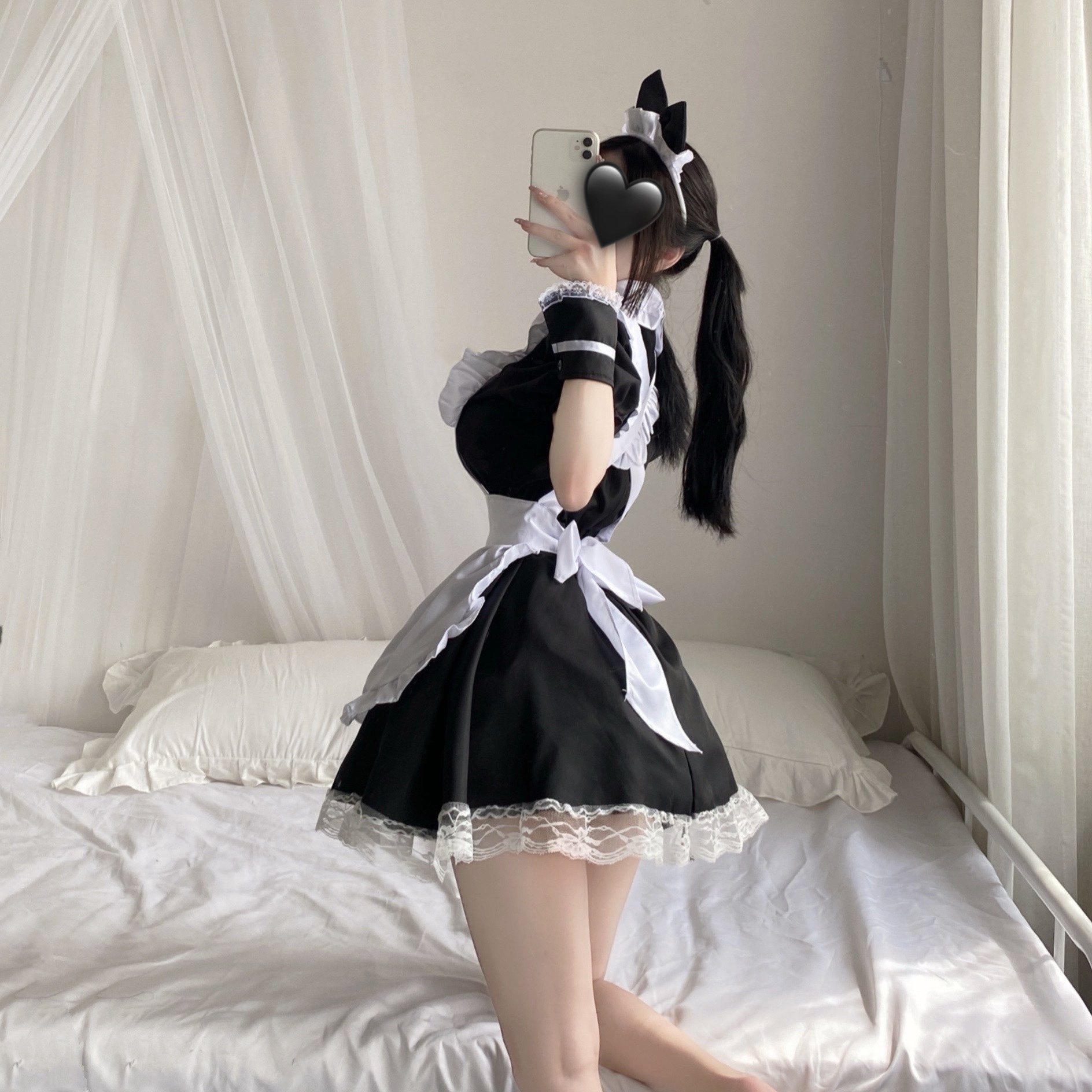 夜店酒吧女仆装cos可爱女佣猫咪lolita连衣裙洛丽塔cosplay服装_虎窝淘