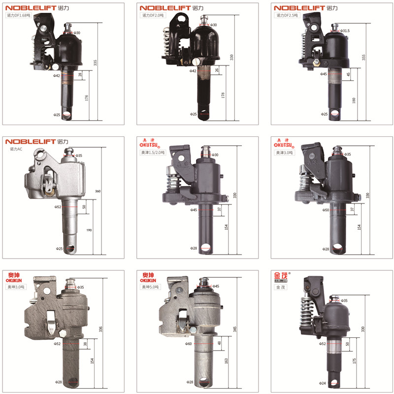 诺力2吨3吨手动搬运车地牛叉车配件大全千斤顶液压油缸油泵总成