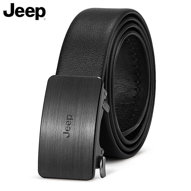 jeep真皮自动扣正品男士休闲潮皮带 jeep箱包腰带/皮带/腰链