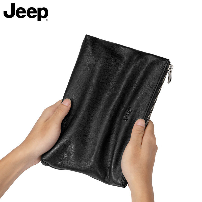 jeep男士真皮男包手拿包小信封包包 jeep箱包男士包袋