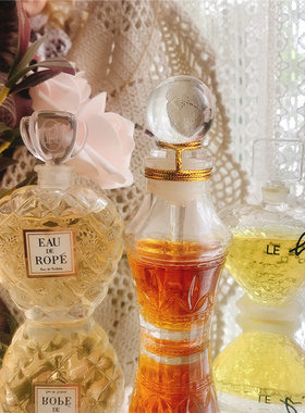 法式复古香水瓶50毫升瓶塞沾闺房