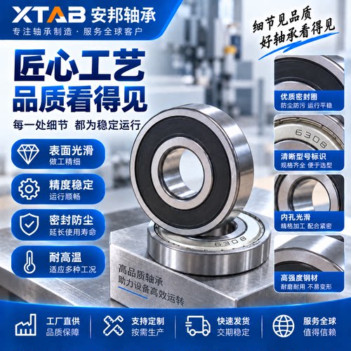 安邦高速电机进口轴承 6308 6309 6310 6311 6312 6313 6314 6315 - 图3