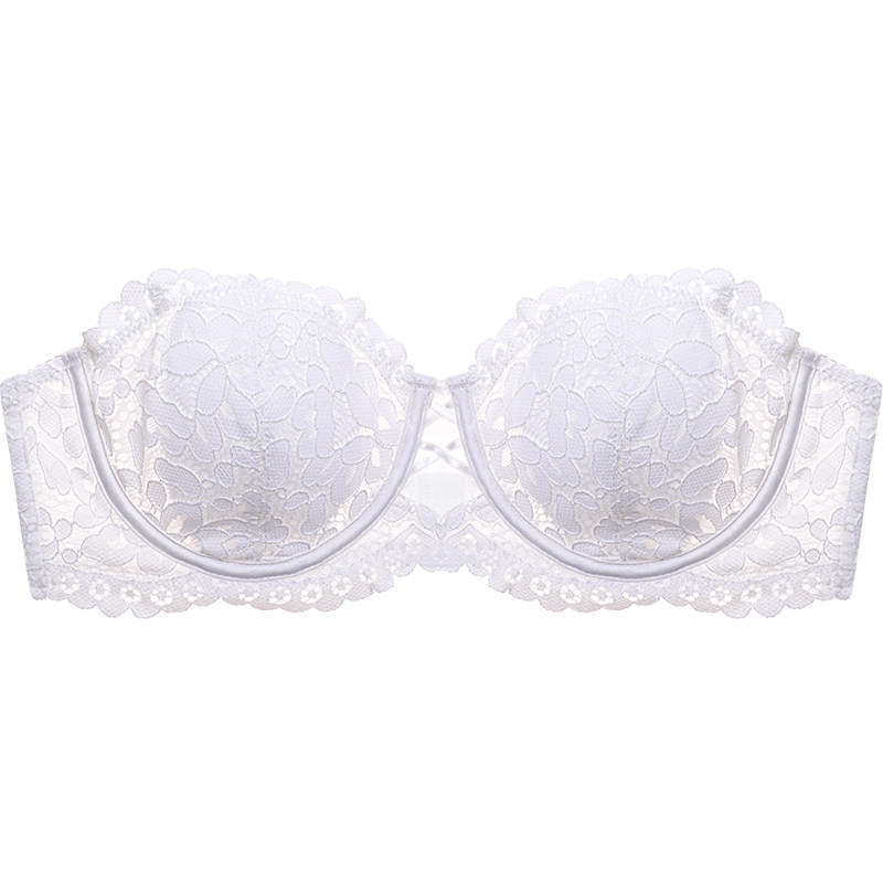 波波小姐夏季bra肩带防滑聚拢抹胸 波波小姐文胸