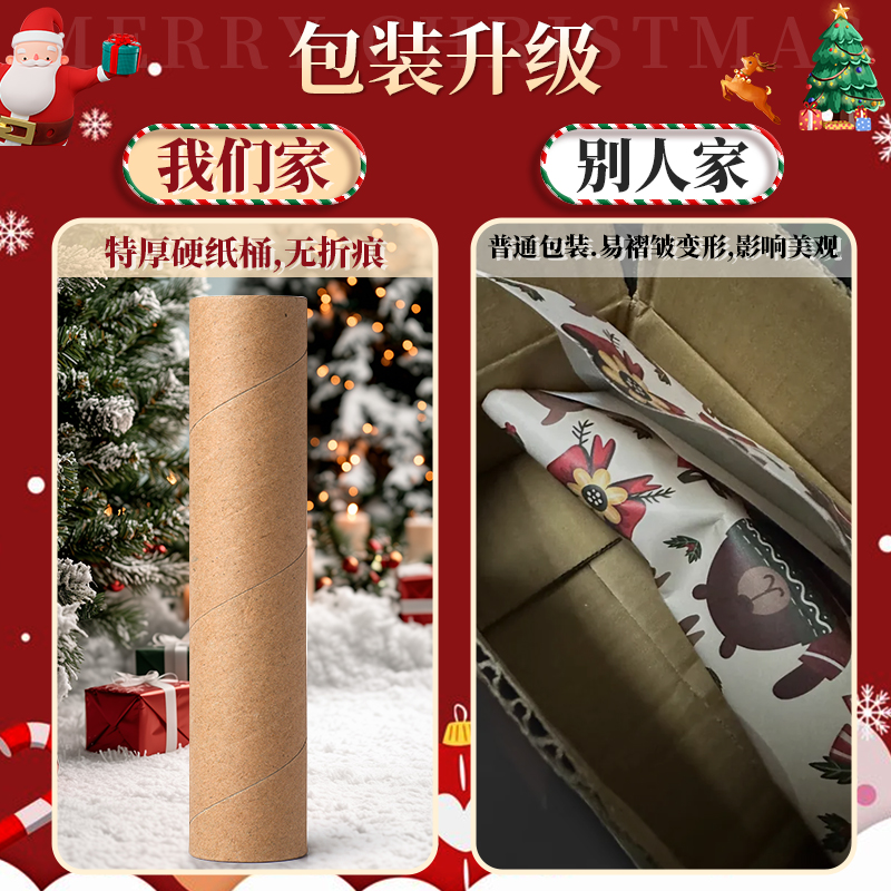 圣诞礼盒礼品袋包装圣诞节礼物儿童创意伴手礼送老师耶诞平安夜A2