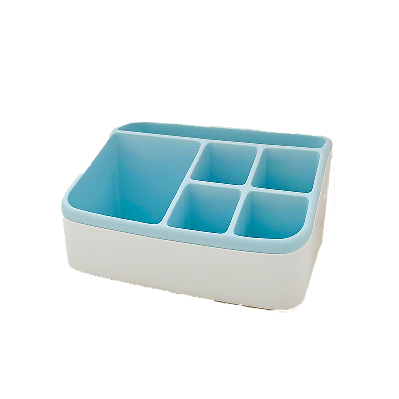 收纳盒儿童男孩办公室桌面感置物架 离草文具笔筒