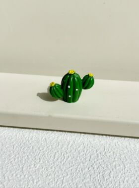 多肉仙人掌花盆奶油胶diy材料