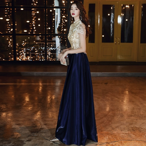 Вечернее платье, длинная приталенная элитная юбка, коллекция 2021