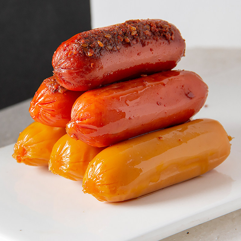 双汇整箱玉米热狗即食泡面火腿肠 糖小贱食品包装即食肠类