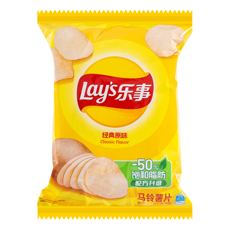 薯片乐事零食超大礼包60g70g休闲儿童小吃批发整箱原味土豆片年货 - 图3