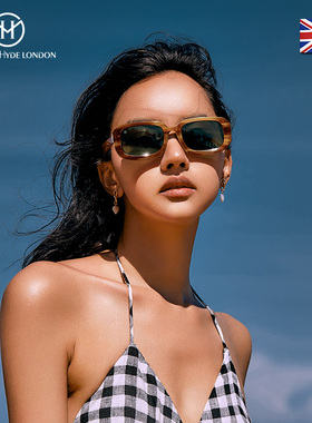 VictoriaHyde防晒椭圆框墨镜女