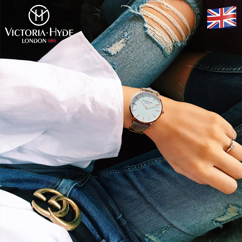 victoria hyde女潮流防水vh石英表 victoriahyde欧美腕表