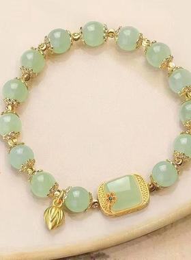 方糖莲花串珠手链女新中式轻奢小众设计精致闺蜜手饰转运珠送女友