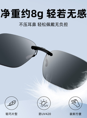 高清偏光墨镜夹片钓鱼开车