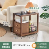 Маленький современный и минималистичный диван из натурального дерева для кровати